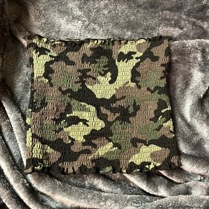 Camo tube top